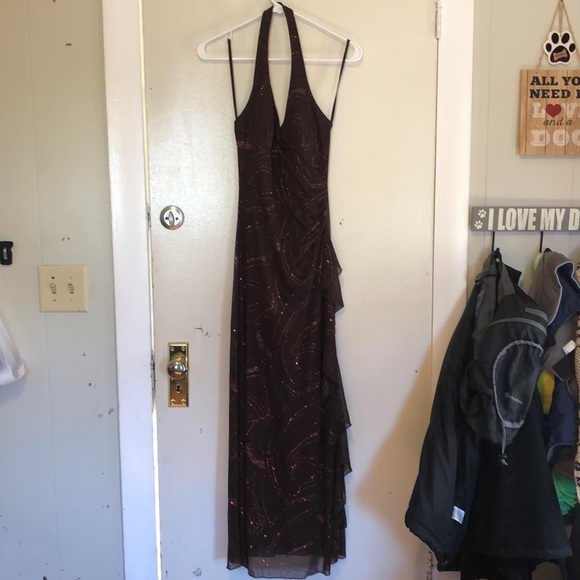 Brown sparkle dress